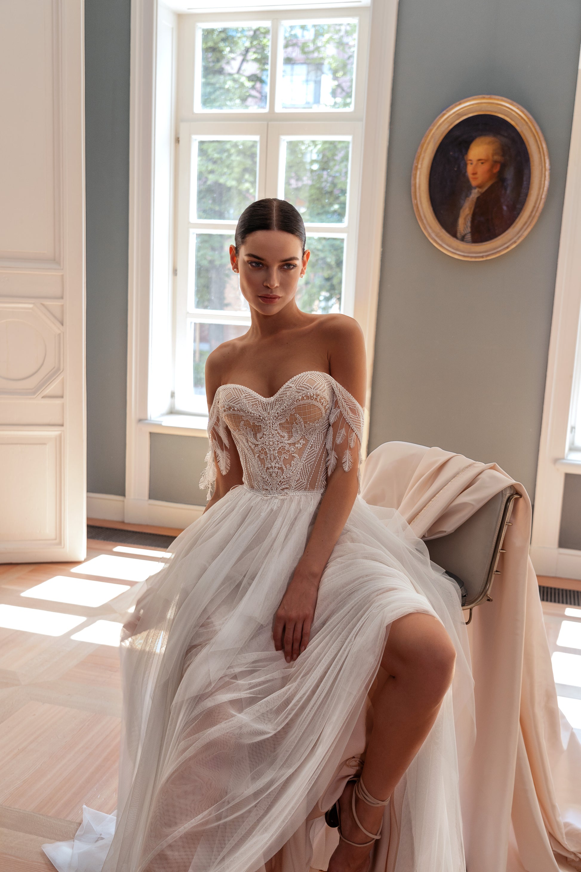 Light Boho Tulle Wedding Dress Light Boho Tulle Wedding Dress