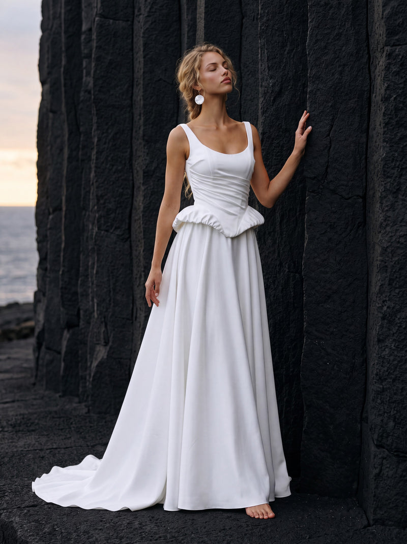 Made-to-order wedding gown from the Illusion 2027 collection