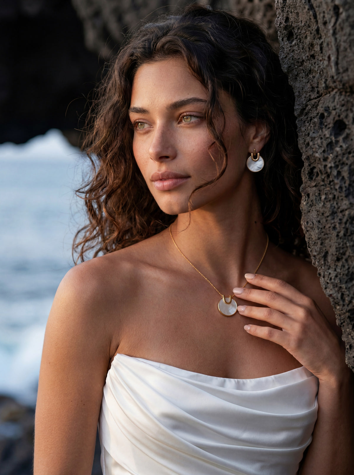 Silk Mermaid Wedding Dress with Draped Strapless Bodice — Illusion 2027, photograph 10
